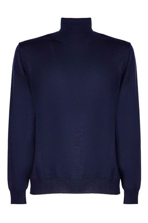 Blue virgin wool jumper MAURO GRIFONI | GV110001120582